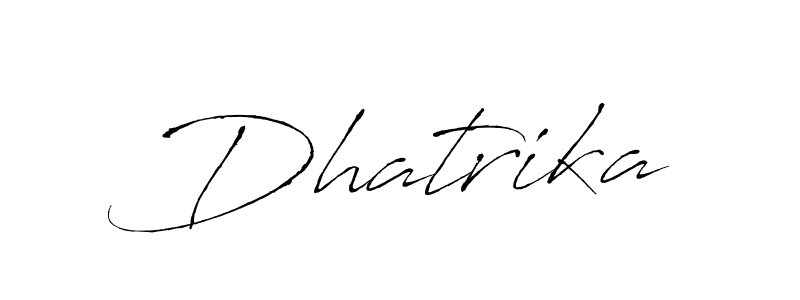 The best way (Antro_Vectra) to make a short signature is to pick only two or three words in your name. The name Dhatrika include a total of six letters. For converting this name. Dhatrika signature style 6 images and pictures png