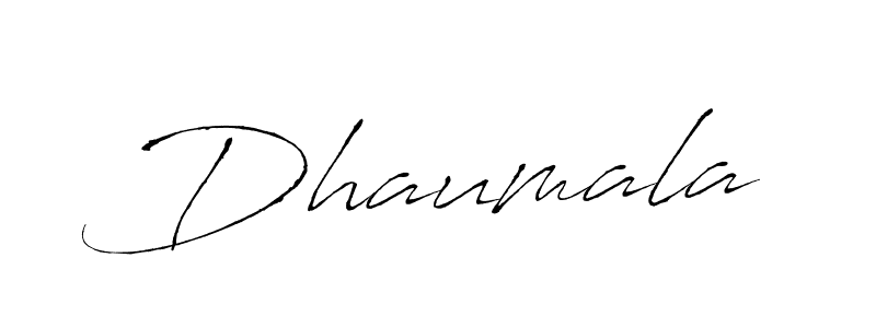 How to make Dhaumala name signature. Use Antro_Vectra style for creating short signs online. This is the latest handwritten sign. Dhaumala signature style 6 images and pictures png