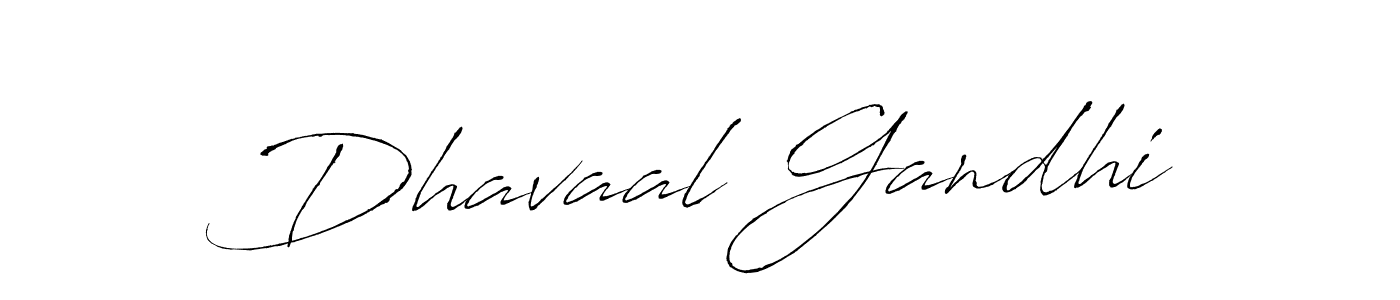 How to make Dhavaal Gandhi name signature. Use Antro_Vectra style for creating short signs online. This is the latest handwritten sign. Dhavaal Gandhi signature style 6 images and pictures png