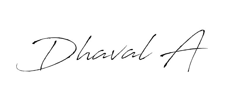 Make a beautiful signature design for name Dhaval A. Use this online signature maker to create a handwritten signature for free. Dhaval A signature style 6 images and pictures png