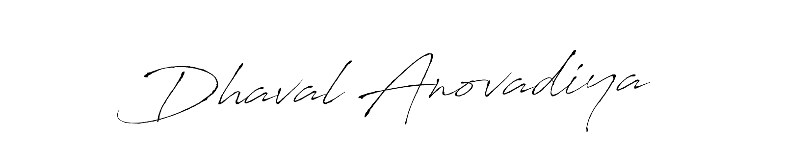 Dhaval Anovadiya stylish signature style. Best Handwritten Sign (Antro_Vectra) for my name. Handwritten Signature Collection Ideas for my name Dhaval Anovadiya. Dhaval Anovadiya signature style 6 images and pictures png