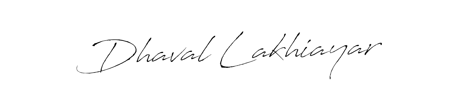 You should practise on your own different ways (Antro_Vectra) to write your name (Dhaval Lakhiayar) in signature. don't let someone else do it for you. Dhaval Lakhiayar signature style 6 images and pictures png