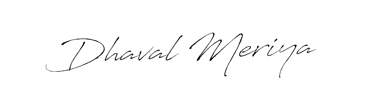 Use a signature maker to create a handwritten signature online. With this signature software, you can design (Antro_Vectra) your own signature for name Dhaval Meriya. Dhaval Meriya signature style 6 images and pictures png
