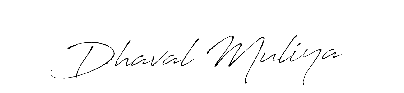 The best way (Antro_Vectra) to make a short signature is to pick only two or three words in your name. The name Dhaval Muliya include a total of six letters. For converting this name. Dhaval Muliya signature style 6 images and pictures png