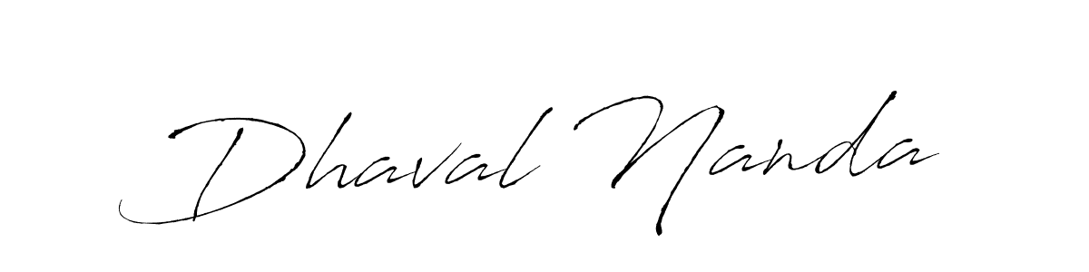 Dhaval Nanda stylish signature style. Best Handwritten Sign (Antro_Vectra) for my name. Handwritten Signature Collection Ideas for my name Dhaval Nanda. Dhaval Nanda signature style 6 images and pictures png