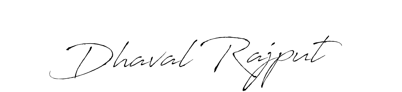 Create a beautiful signature design for name Dhaval Rajput. With this signature (Antro_Vectra) fonts, you can make a handwritten signature for free. Dhaval Rajput signature style 6 images and pictures png