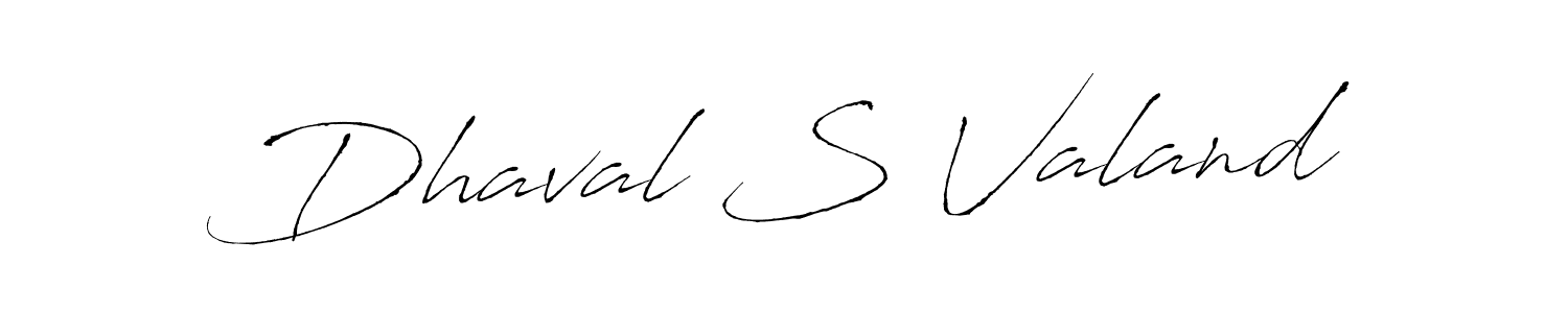 It looks lik you need a new signature style for name Dhaval S Valand. Design unique handwritten (Antro_Vectra) signature with our free signature maker in just a few clicks. Dhaval S Valand signature style 6 images and pictures png