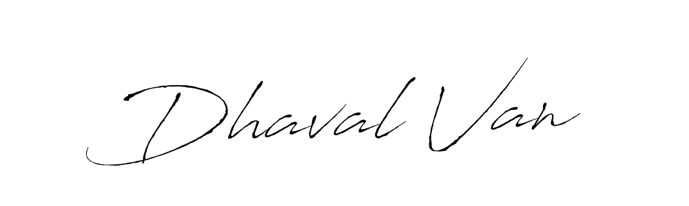 How to make Dhaval Van signature? Antro_Vectra is a professional autograph style. Create handwritten signature for Dhaval Van name. Dhaval Van signature style 6 images and pictures png