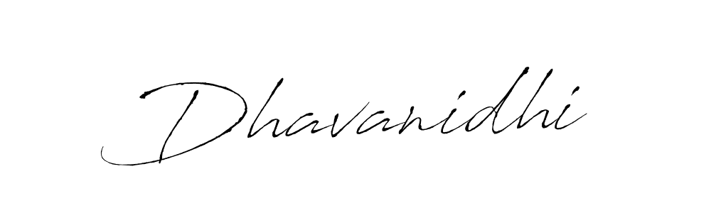 Make a beautiful signature design for name Dhavanidhi. With this signature (Antro_Vectra) style, you can create a handwritten signature for free. Dhavanidhi signature style 6 images and pictures png