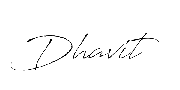 Dhavit stylish signature style. Best Handwritten Sign (Antro_Vectra) for my name. Handwritten Signature Collection Ideas for my name Dhavit. Dhavit signature style 6 images and pictures png