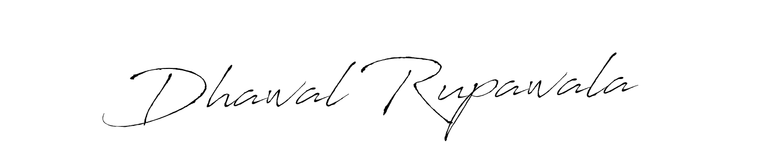 You should practise on your own different ways (Antro_Vectra) to write your name (Dhawal Rupawala) in signature. don't let someone else do it for you. Dhawal Rupawala signature style 6 images and pictures png