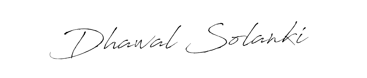 Use a signature maker to create a handwritten signature online. With this signature software, you can design (Antro_Vectra) your own signature for name Dhawal Solanki. Dhawal Solanki signature style 6 images and pictures png