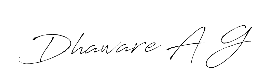 Also we have Dhaware A G name is the best signature style. Create professional handwritten signature collection using Antro_Vectra autograph style. Dhaware A G signature style 6 images and pictures png