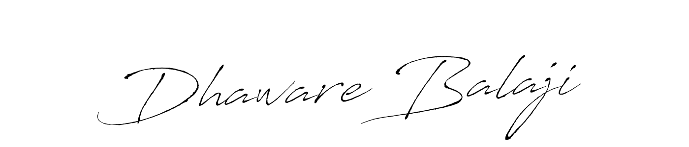How to make Dhaware Balaji name signature. Use Antro_Vectra style for creating short signs online. This is the latest handwritten sign. Dhaware Balaji signature style 6 images and pictures png