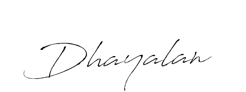 Use a signature maker to create a handwritten signature online. With this signature software, you can design (Antro_Vectra) your own signature for name Dhayalan. Dhayalan signature style 6 images and pictures png