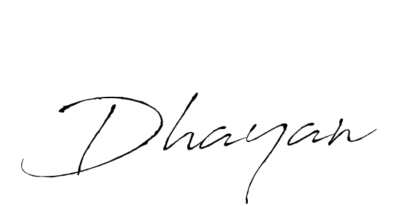 Dhayan stylish signature style. Best Handwritten Sign (Antro_Vectra) for my name. Handwritten Signature Collection Ideas for my name Dhayan. Dhayan signature style 6 images and pictures png