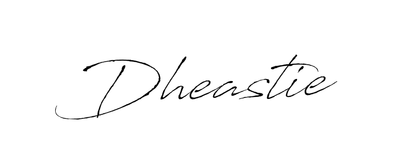Design your own signature with our free online signature maker. With this signature software, you can create a handwritten (Antro_Vectra) signature for name Dheastie. Dheastie signature style 6 images and pictures png
