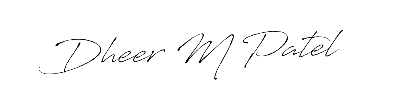 if you are searching for the best signature style for your name Dheer M Patel. so please give up your signature search. here we have designed multiple signature styles  using Antro_Vectra. Dheer M Patel signature style 6 images and pictures png