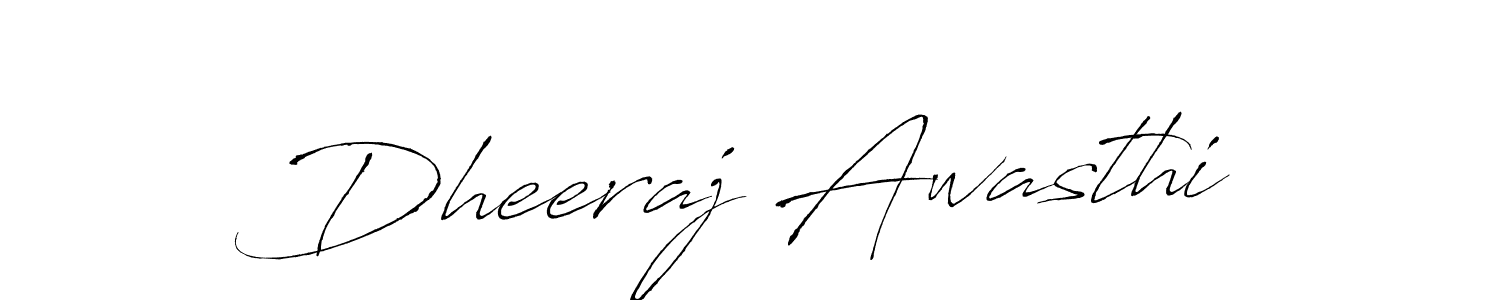Similarly Antro_Vectra is the best handwritten signature design. Signature creator online .You can use it as an online autograph creator for name Dheeraj Awasthi. Dheeraj Awasthi signature style 6 images and pictures png