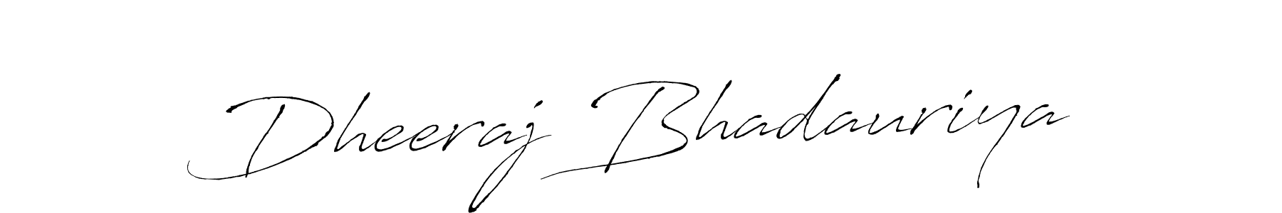 Also we have Dheeraj Bhadauriya name is the best signature style. Create professional handwritten signature collection using Antro_Vectra autograph style. Dheeraj Bhadauriya signature style 6 images and pictures png