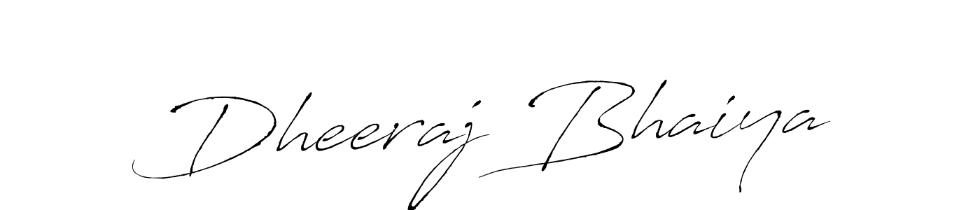 Create a beautiful signature design for name Dheeraj Bhaiya. With this signature (Antro_Vectra) fonts, you can make a handwritten signature for free. Dheeraj Bhaiya signature style 6 images and pictures png