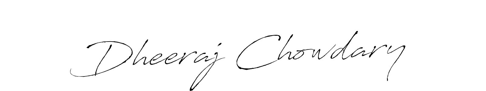 Dheeraj Chowdary stylish signature style. Best Handwritten Sign (Antro_Vectra) for my name. Handwritten Signature Collection Ideas for my name Dheeraj Chowdary. Dheeraj Chowdary signature style 6 images and pictures png