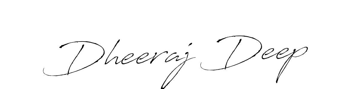 Use a signature maker to create a handwritten signature online. With this signature software, you can design (Antro_Vectra) your own signature for name Dheeraj Deep. Dheeraj Deep signature style 6 images and pictures png