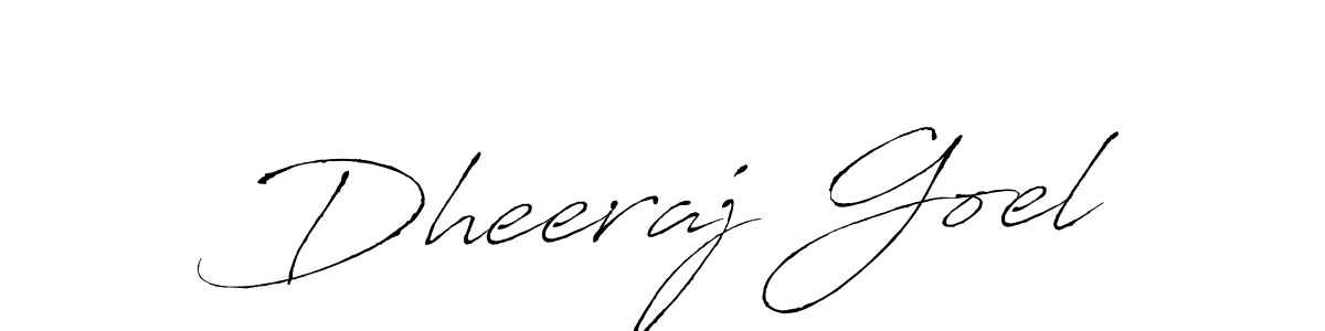 Make a short Dheeraj Goel signature style. Manage your documents anywhere anytime using Antro_Vectra. Create and add eSignatures, submit forms, share and send files easily. Dheeraj Goel signature style 6 images and pictures png