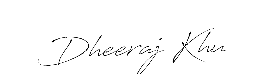 Similarly Antro_Vectra is the best handwritten signature design. Signature creator online .You can use it as an online autograph creator for name Dheeraj Khu. Dheeraj Khu signature style 6 images and pictures png