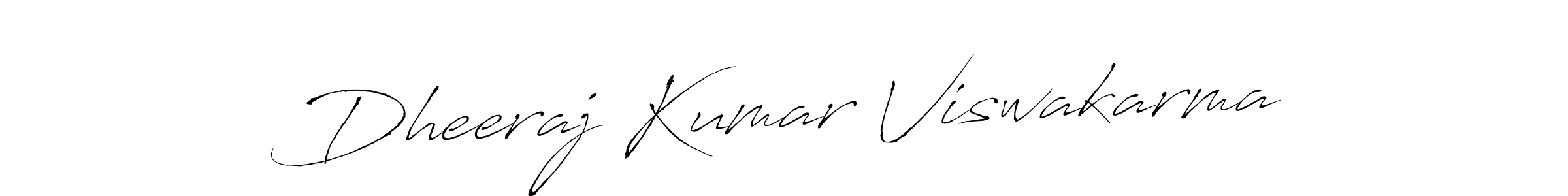Make a beautiful signature design for name Dheeraj Kumar Viswakarma. With this signature (Antro_Vectra) style, you can create a handwritten signature for free. Dheeraj Kumar Viswakarma signature style 6 images and pictures png