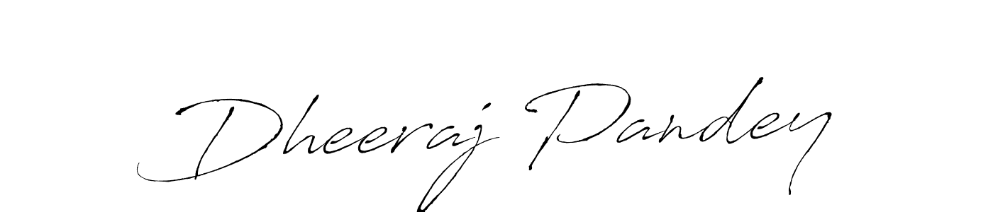 Create a beautiful signature design for name Dheeraj Pandey. With this signature (Antro_Vectra) fonts, you can make a handwritten signature for free. Dheeraj Pandey signature style 6 images and pictures png