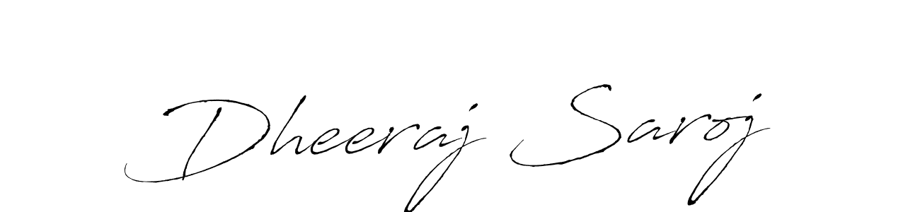 Use a signature maker to create a handwritten signature online. With this signature software, you can design (Antro_Vectra) your own signature for name Dheeraj Saroj. Dheeraj Saroj signature style 6 images and pictures png