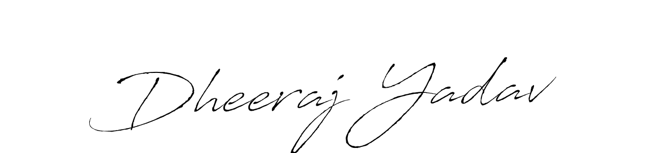 Make a short Dheeraj Yadav signature style. Manage your documents anywhere anytime using Antro_Vectra. Create and add eSignatures, submit forms, share and send files easily. Dheeraj Yadav signature style 6 images and pictures png