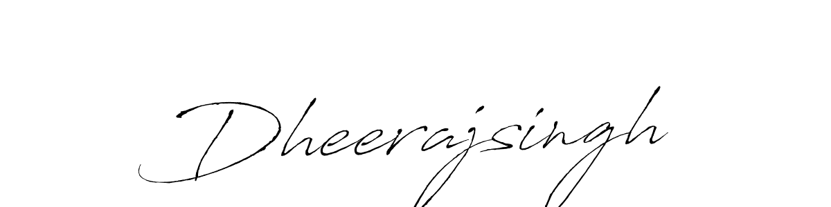 Use a signature maker to create a handwritten signature online. With this signature software, you can design (Antro_Vectra) your own signature for name Dheerajsingh. Dheerajsingh signature style 6 images and pictures png