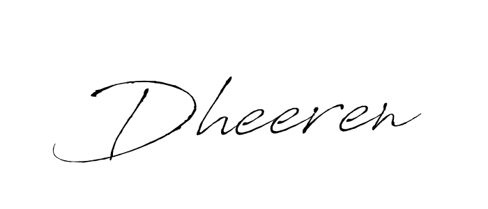 Create a beautiful signature design for name Dheeren. With this signature (Antro_Vectra) fonts, you can make a handwritten signature for free. Dheeren signature style 6 images and pictures png