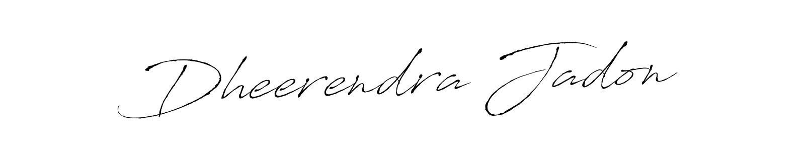 You can use this online signature creator to create a handwritten signature for the name Dheerendra Jadon. This is the best online autograph maker. Dheerendra Jadon signature style 6 images and pictures png