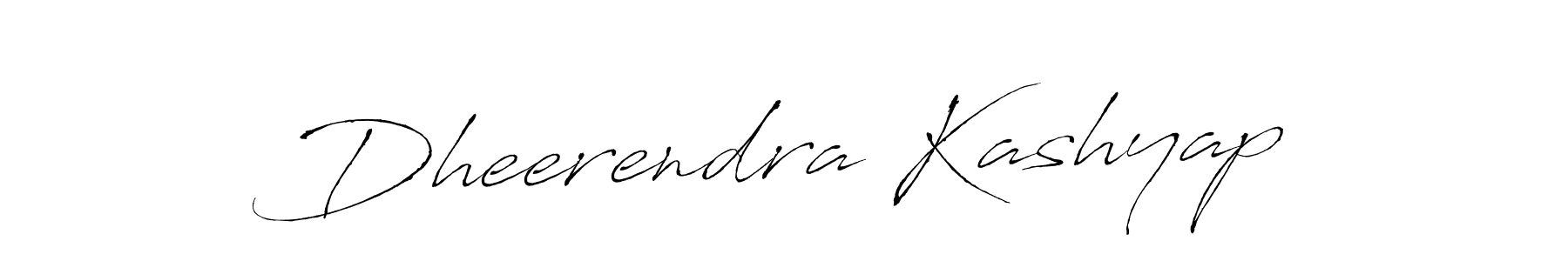 Design your own signature with our free online signature maker. With this signature software, you can create a handwritten (Antro_Vectra) signature for name Dheerendra Kashyap. Dheerendra Kashyap signature style 6 images and pictures png