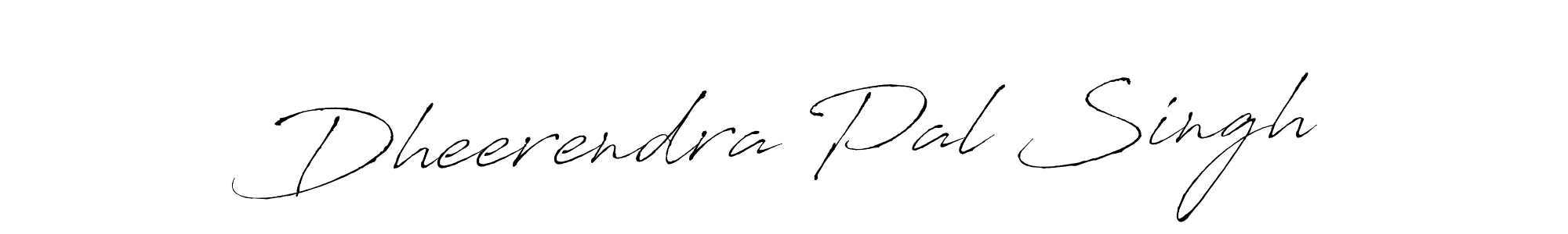 Create a beautiful signature design for name Dheerendra Pal Singh. With this signature (Antro_Vectra) fonts, you can make a handwritten signature for free. Dheerendra Pal Singh signature style 6 images and pictures png