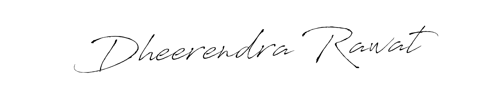 Design your own signature with our free online signature maker. With this signature software, you can create a handwritten (Antro_Vectra) signature for name Dheerendra Rawat. Dheerendra Rawat signature style 6 images and pictures png