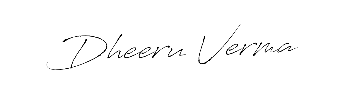 Make a beautiful signature design for name Dheeru Verma. Use this online signature maker to create a handwritten signature for free. Dheeru Verma signature style 6 images and pictures png