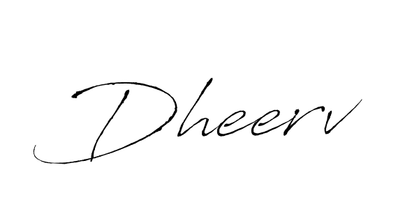 Antro_Vectra is a professional signature style that is perfect for those who want to add a touch of class to their signature. It is also a great choice for those who want to make their signature more unique. Get Dheerv name to fancy signature for free. Dheerv signature style 6 images and pictures png