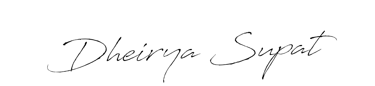 This is the best signature style for the Dheirya Supat name. Also you like these signature font (Antro_Vectra). Mix name signature. Dheirya Supat signature style 6 images and pictures png