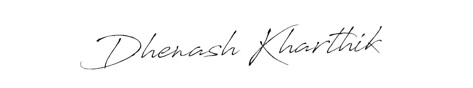 Create a beautiful signature design for name Dhenash Kharthik. With this signature (Antro_Vectra) fonts, you can make a handwritten signature for free. Dhenash Kharthik signature style 6 images and pictures png