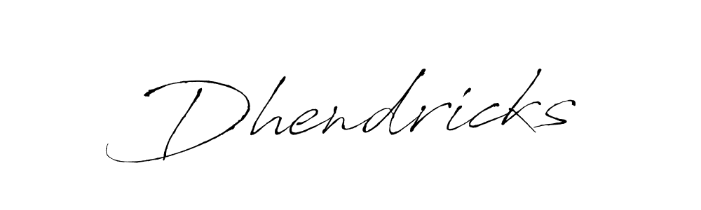 Dhendricks stylish signature style. Best Handwritten Sign (Antro_Vectra) for my name. Handwritten Signature Collection Ideas for my name Dhendricks. Dhendricks signature style 6 images and pictures png