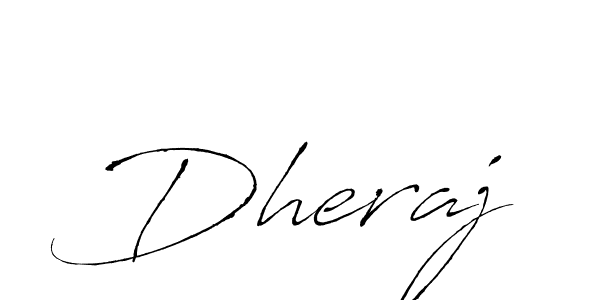 How to make Dheraj signature? Antro_Vectra is a professional autograph style. Create handwritten signature for Dheraj name. Dheraj signature style 6 images and pictures png