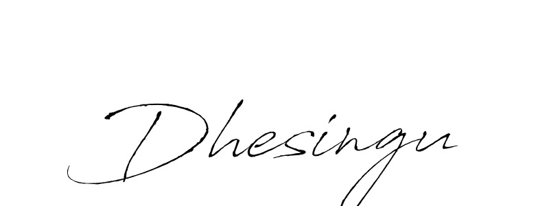 Dhesingu stylish signature style. Best Handwritten Sign (Antro_Vectra) for my name. Handwritten Signature Collection Ideas for my name Dhesingu. Dhesingu signature style 6 images and pictures png