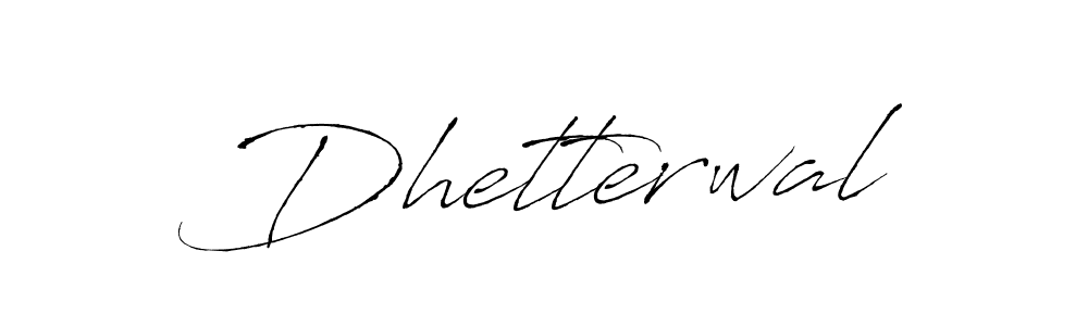 Dhetterwal stylish signature style. Best Handwritten Sign (Antro_Vectra) for my name. Handwritten Signature Collection Ideas for my name Dhetterwal. Dhetterwal signature style 6 images and pictures png