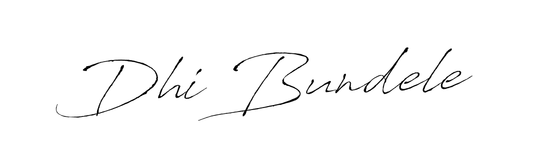 Also we have Dhi Bundele name is the best signature style. Create professional handwritten signature collection using Antro_Vectra autograph style. Dhi Bundele signature style 6 images and pictures png