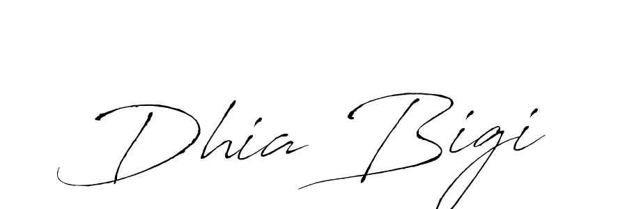 Use a signature maker to create a handwritten signature online. With this signature software, you can design (Antro_Vectra) your own signature for name Dhia Bigi. Dhia Bigi signature style 6 images and pictures png