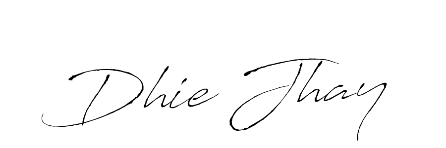 It looks lik you need a new signature style for name Dhie Jhay. Design unique handwritten (Antro_Vectra) signature with our free signature maker in just a few clicks. Dhie Jhay signature style 6 images and pictures png